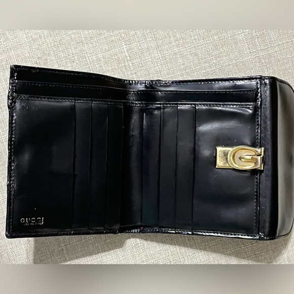 GUCCI GG Marmont Leather Bifold Compact Wallet Vintage - Picture 6 of 15